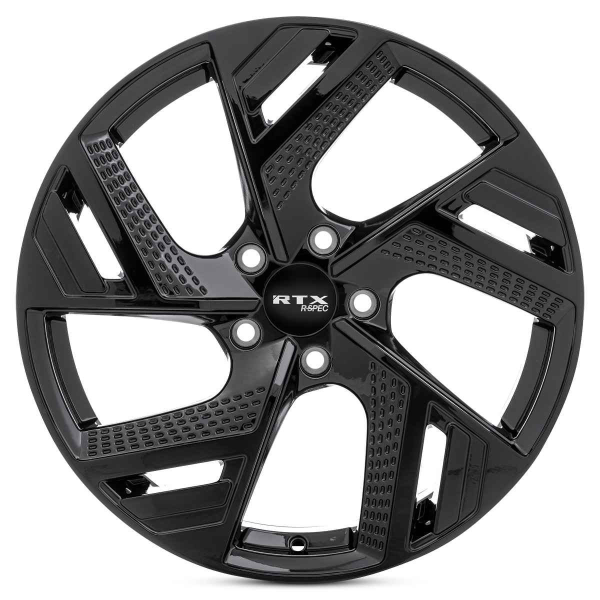 18x8 RTX RS09 Gloss Black Wheel 5x4.5 (40mm)