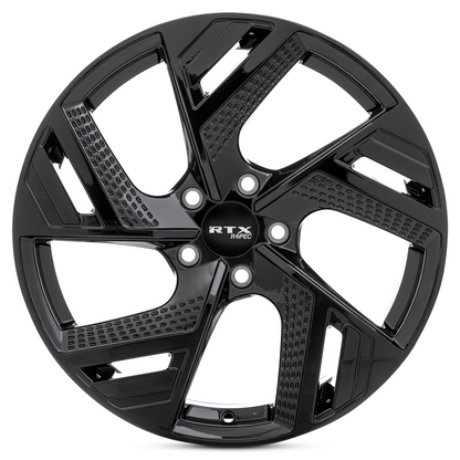18x8 RTX RS09 Gloss Black Wheel 5x4.5 (40mm)