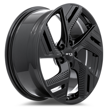 18x8 RTX RS09 Gloss Black Wheel 5x4.5 (40mm)