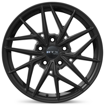 17x7.5 RTX RS11 Gloss Black Wheel 5x4.5 (42mm)