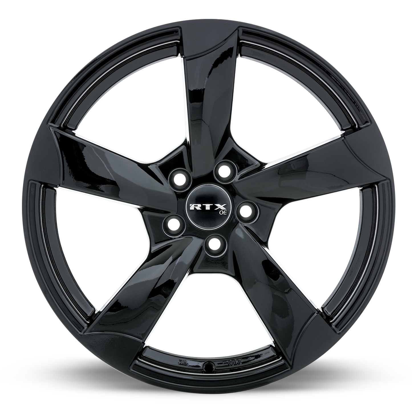 17x7.5 RTX RS II Gloss Black Wheel 5x112 (35mm)