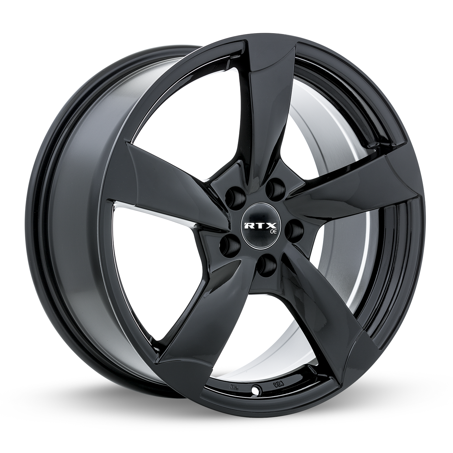 19x8.5 RTX RS II Gloss Black Wheel 5x112 (25mm)