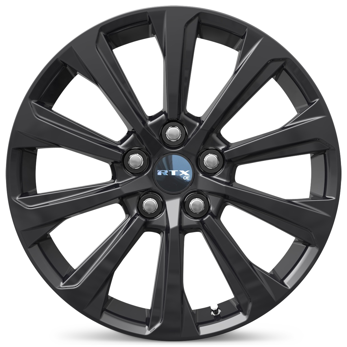18x8 RTX TY04 Gloss Black Wheel 5x120 (40mm)