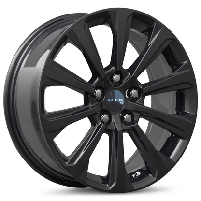 18x8 RTX TY04 Gloss Black Wheel 5x120 (40mm)
