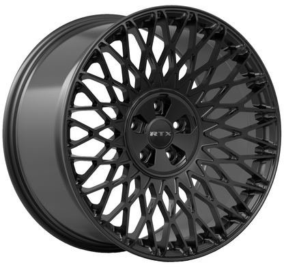 18x8 RTX Mesh Gloss Black Wheel 5x112/5x4.5 (40mm)