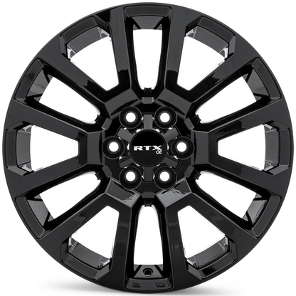 17x7.5 RTX NI-01 Gloss Black Wheel 6x4.5 (30mm)