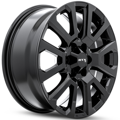 17x7.5 RTX NI-01 Gloss Black Wheel 6x4.5 (30mm)