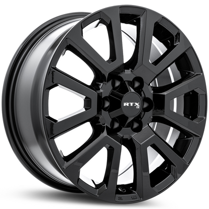 17x7.5 RTX NI-01 Gloss Black Wheel 6x4.5 (30mm)