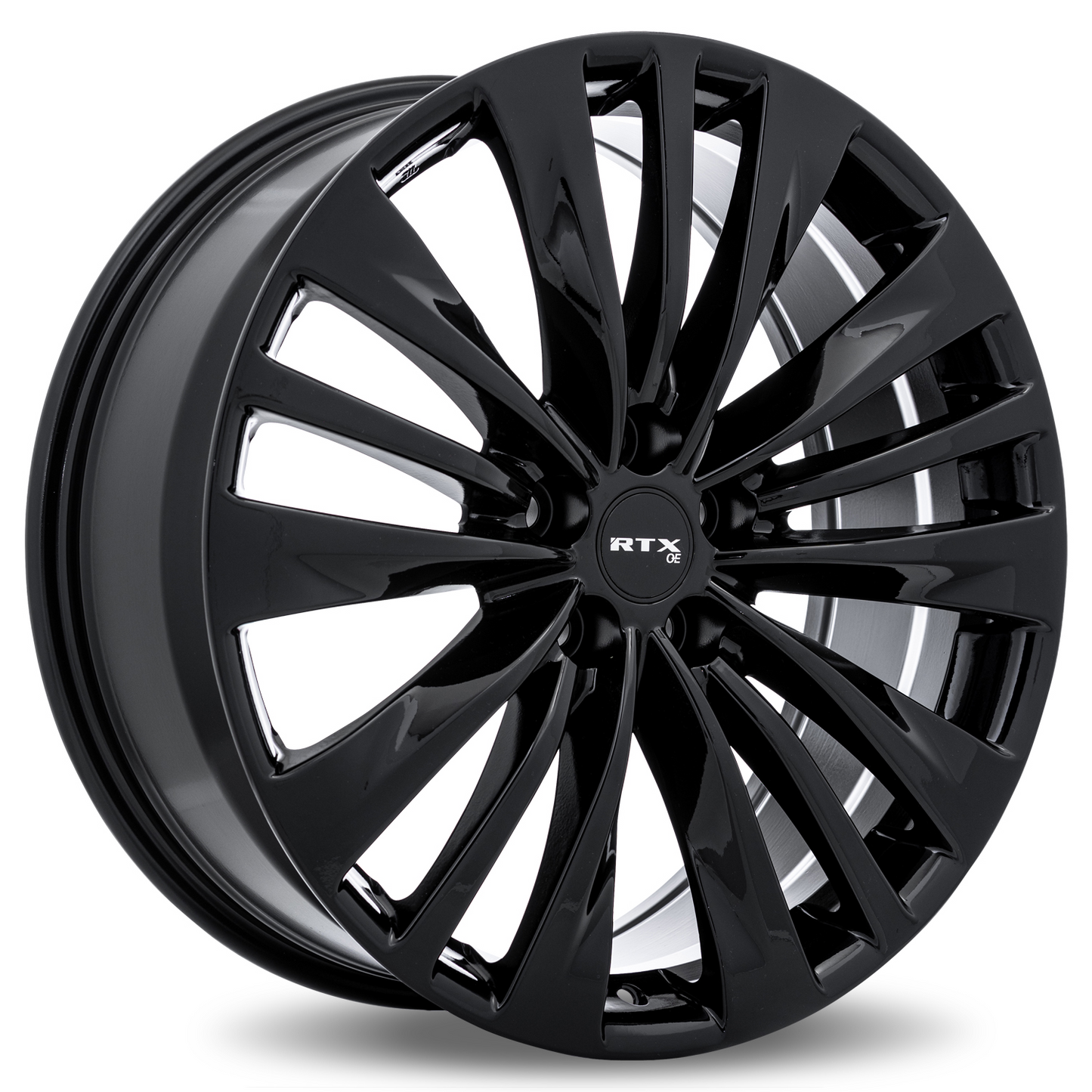 20x8 RTX TY-02 Gloss Black Wheel 5x4.5 (35mm)