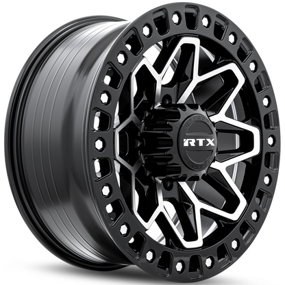 20x9 RTX Zion Gloss Black Machined Wheel 8x170 (20mm)