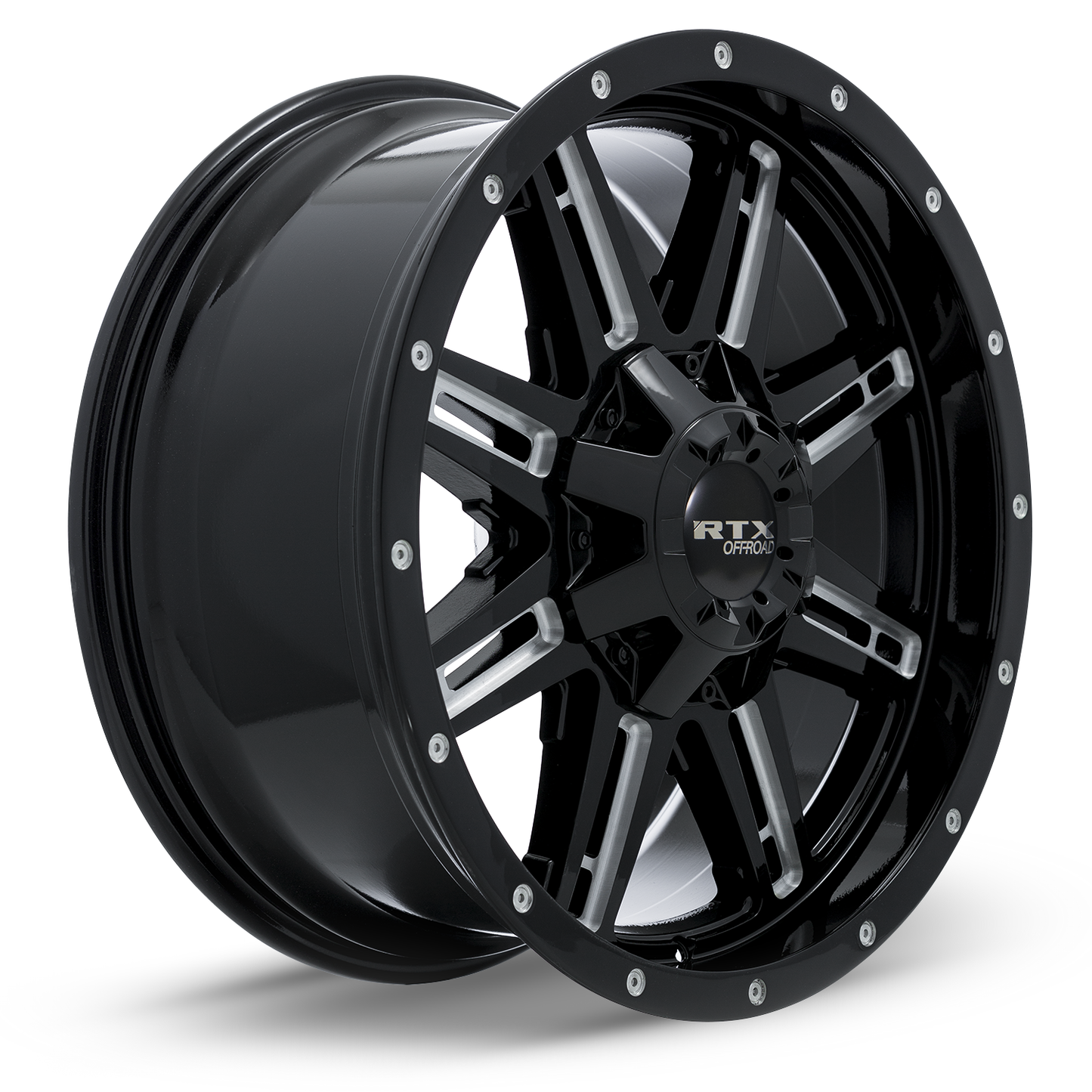 17x8 RTX Ravine Black Milled Wheel 5x135/5x5.5 (0mm)