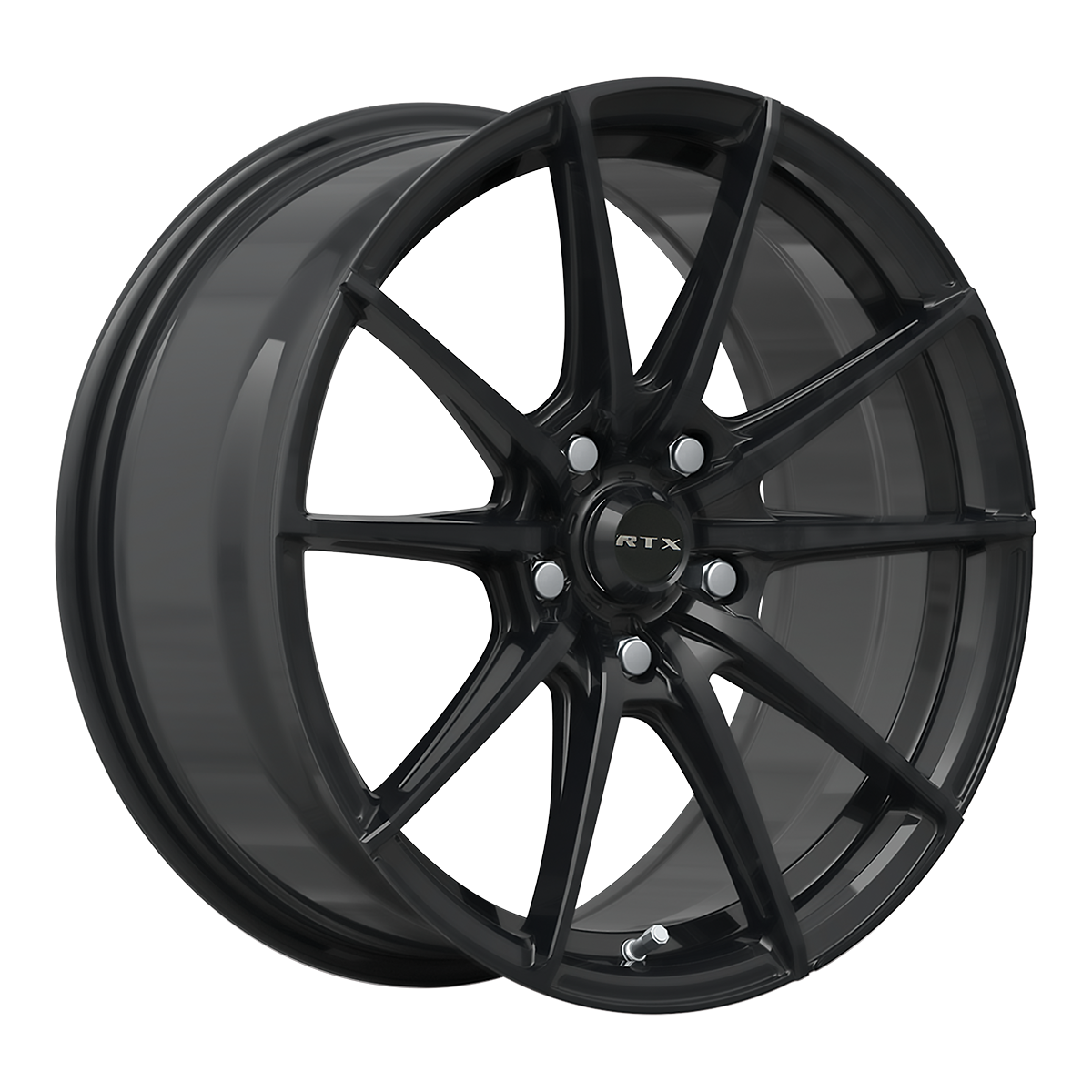 18x8 RTX SL01 Gloss Black Wheel 5x4.5 (42mm)