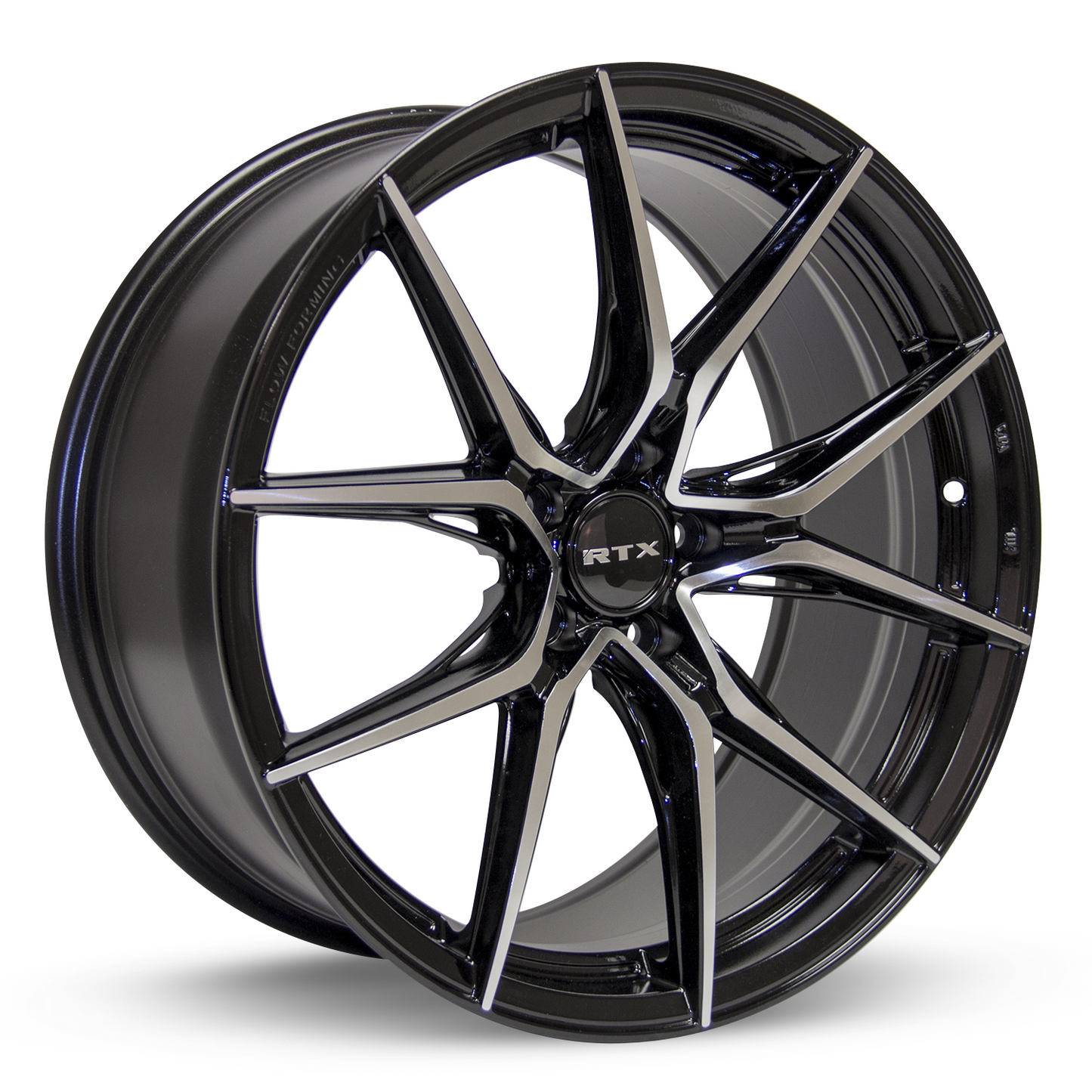 18x8.5 RTX Slick Black Machined Wheel 5x4.5 (38mm)