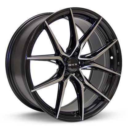 18x8.5 RTX Slick Black Machined Wheel 5x4.5 (38mm)