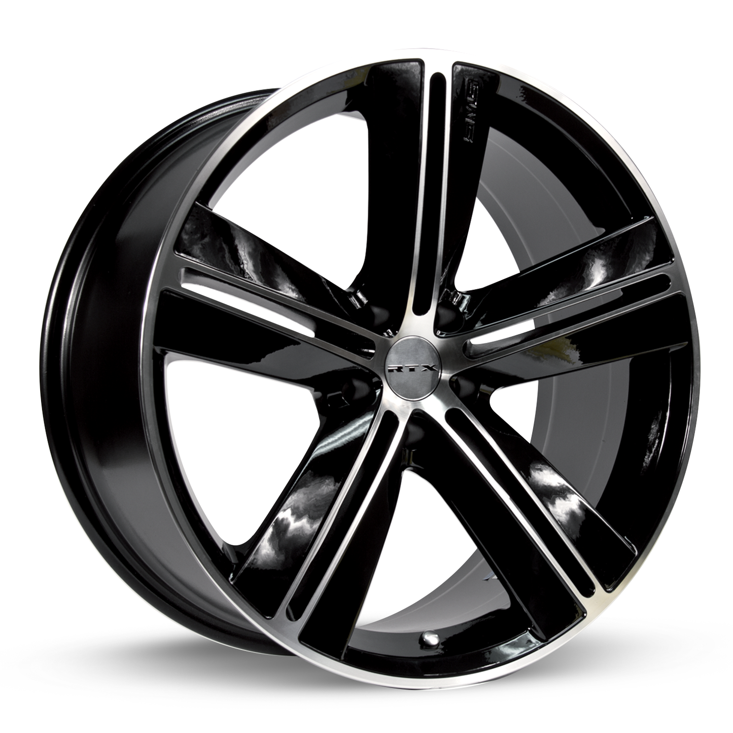 18x7.5 RTX SMS Black Machined Wheel 5x4.5 (40mm)