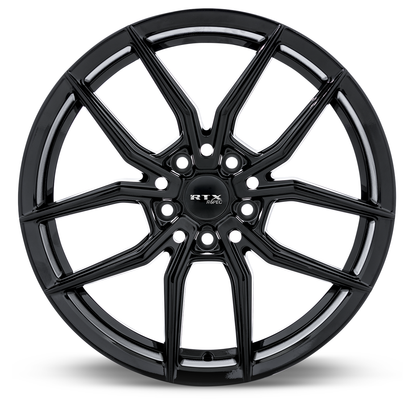18x8 RTX SW05 Gloss Black Wheel 5x4.5 (42mm)