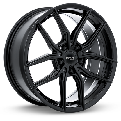18x8 RTX SW05 Gloss Black Wheel 5x4.5 (42mm)