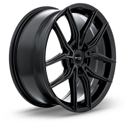 17x7.5 RTX SW05 Gloss Black Wheel 5x4.5 (35mm)