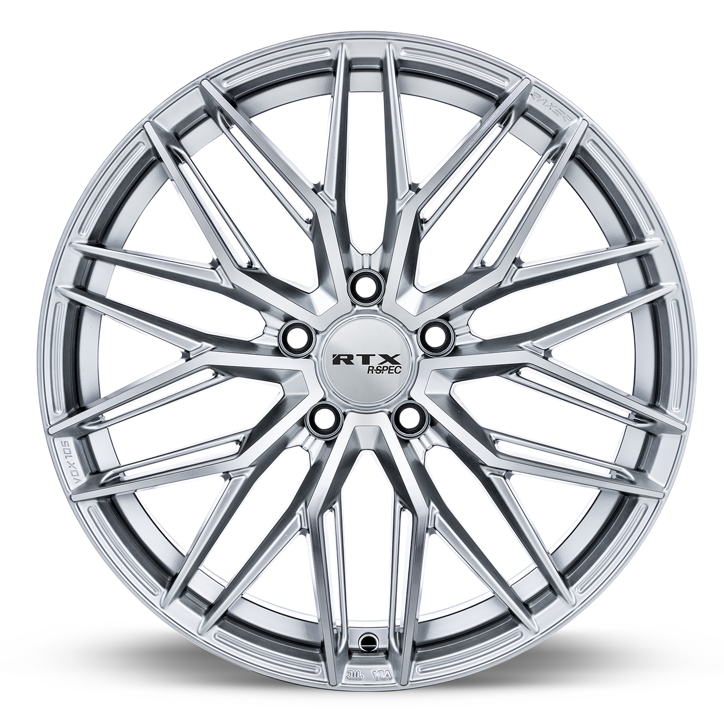 18x8.5 RTX SW20 Silver with Machined Face Wheel 5x4.5 (45mm)