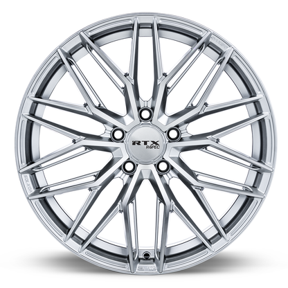 18x8.5 RTX SW20 Silver with Machined Face Wheel 5x4.5 (45mm)