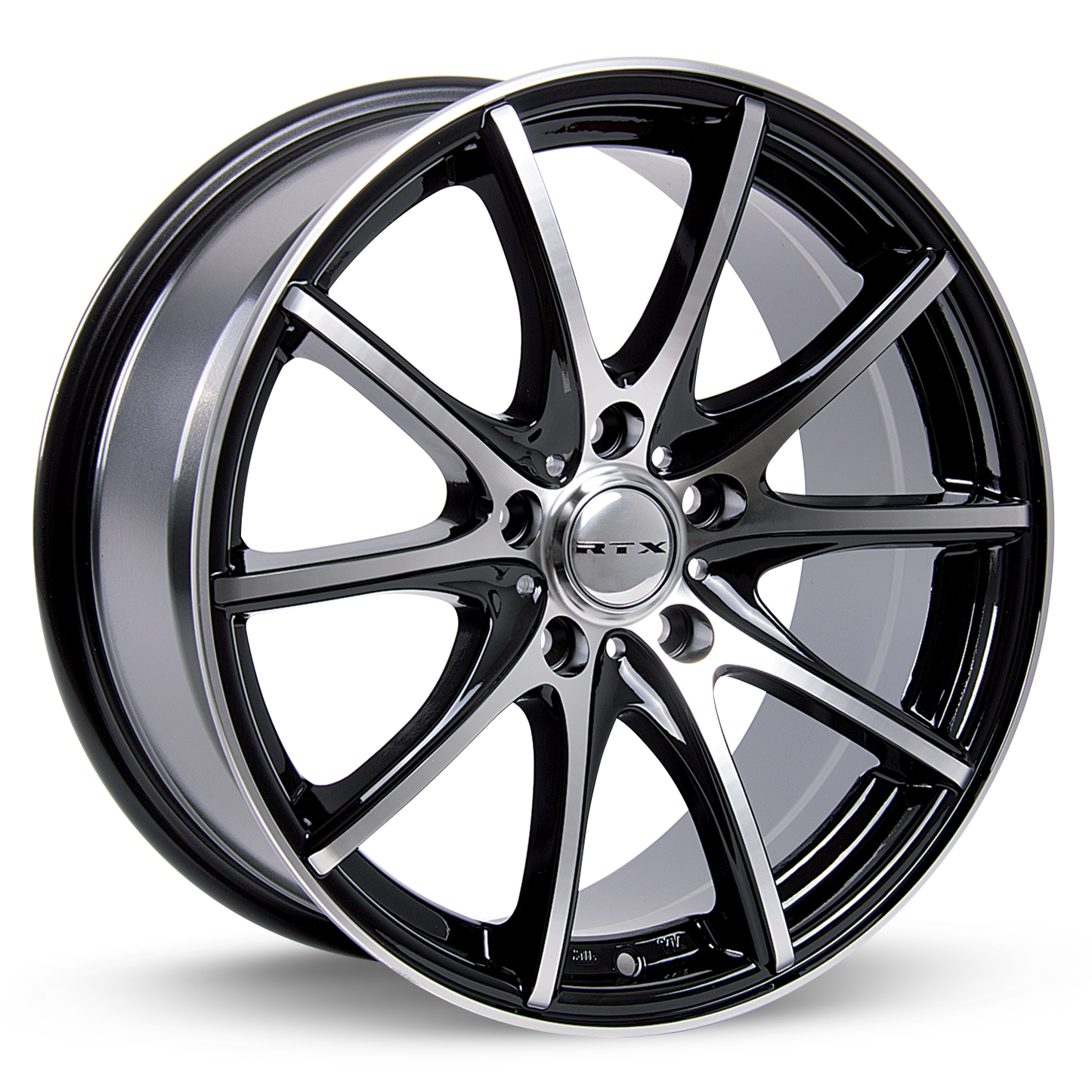 14x6 RTX Snare Black Machined Wheel 4x100 (38mm)