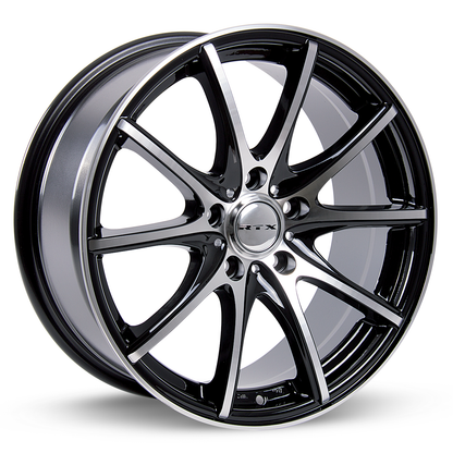 14x6 RTX Snare Black Machined Wheel 4x100 (38mm)