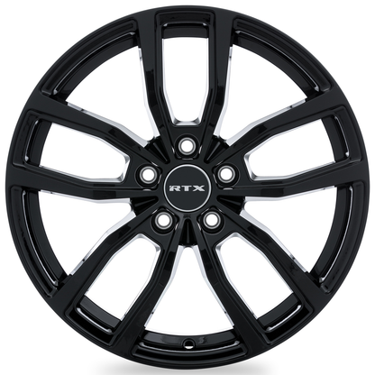 17x7 RTX Solstice Gloss Black Wheel 5x4.5 (42mm)