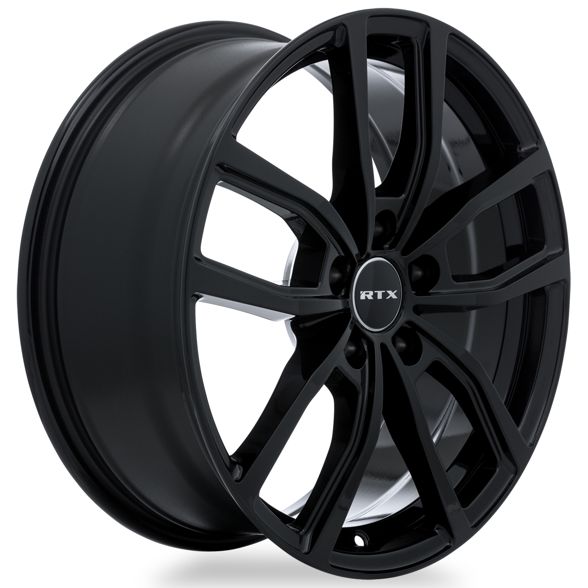 17x7 RTX Solstice Gloss Black Wheel 5x4.5 (35mm)