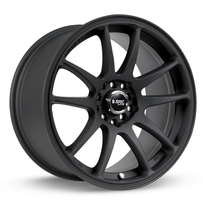 18x8.5 RTX Stag Matte Black Wheel 5x100/5x4.5 (35mm)