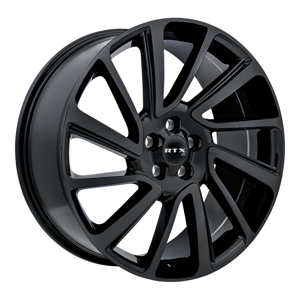 20x8.5 RTX Sterling Satin Black Wheel 5x4.25 (45mm)