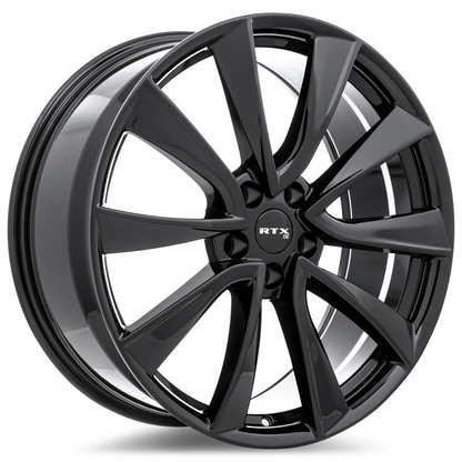 18x8.5 RTX TS-01 Gloss Black Wheel 5x4.5 (35mm)