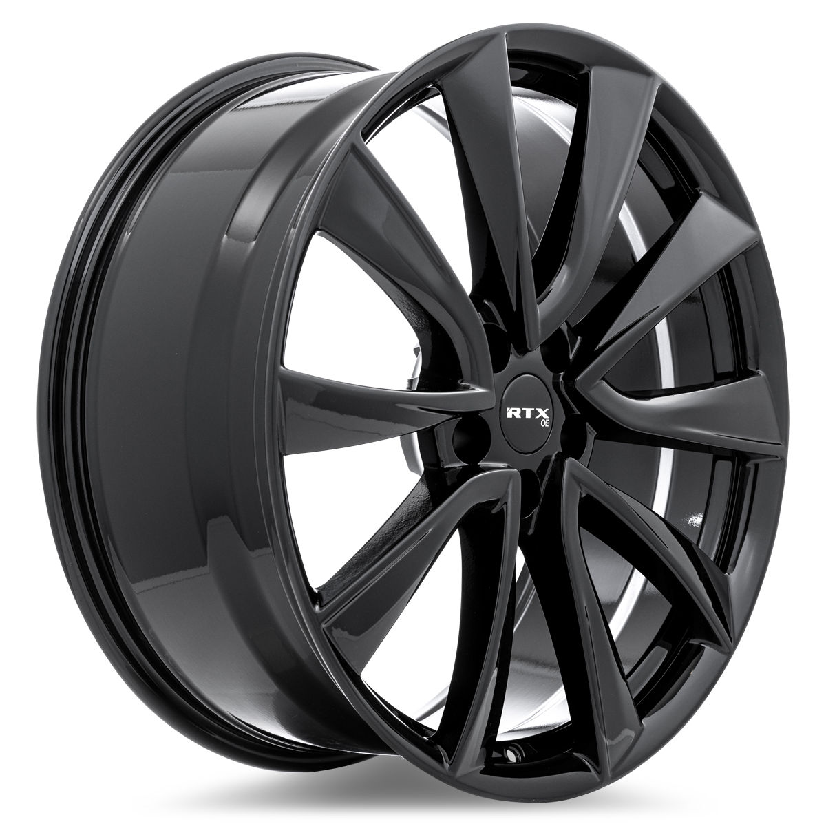 20x8.5 RTX TS-01 Gloss Black Wheel 5x4.5 (35mm)