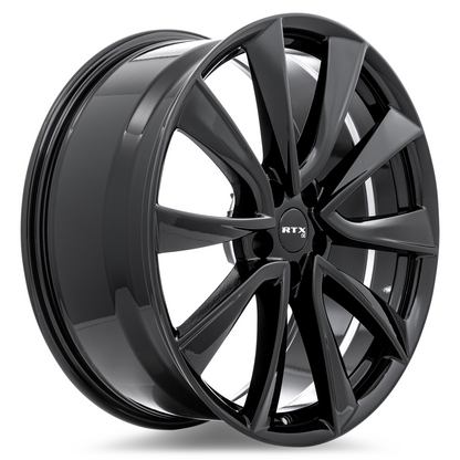 20x8.5 RTX TS-01 Gloss Black Wheel 5x4.5 (35mm)