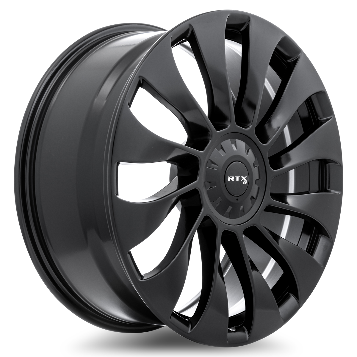 19x8.5 RTX TS02 Satin Black Wheel 5x4.5 (35mm)
