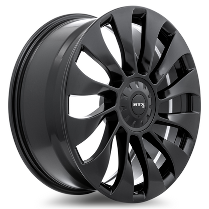 19x8.5 RTX TS02 Satin Black Wheel 5x4.5 (35mm)