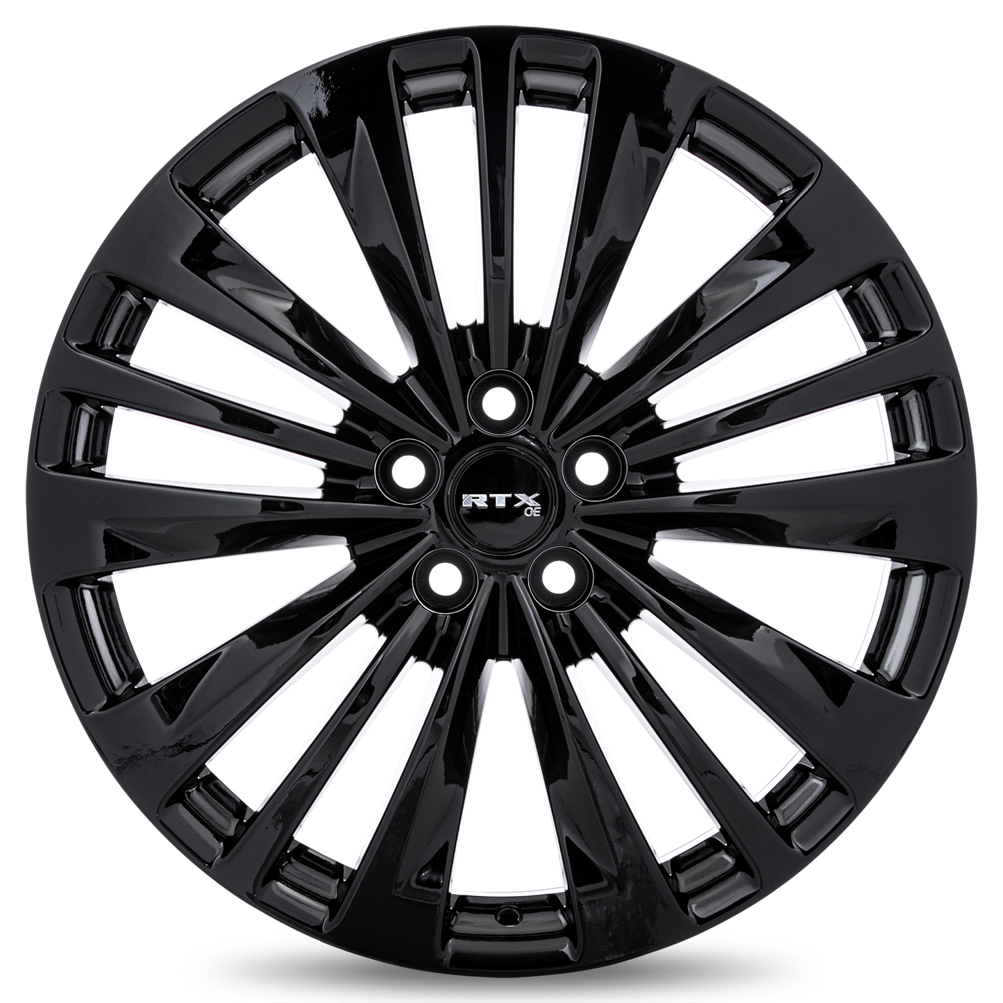 20x8 RTX TY-02 Gloss Black Wheel 5x4.5 (35mm)
