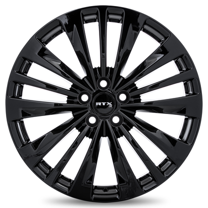 20x8 RTX TY-02 Gloss Black Wheel 5x4.5 (35mm)