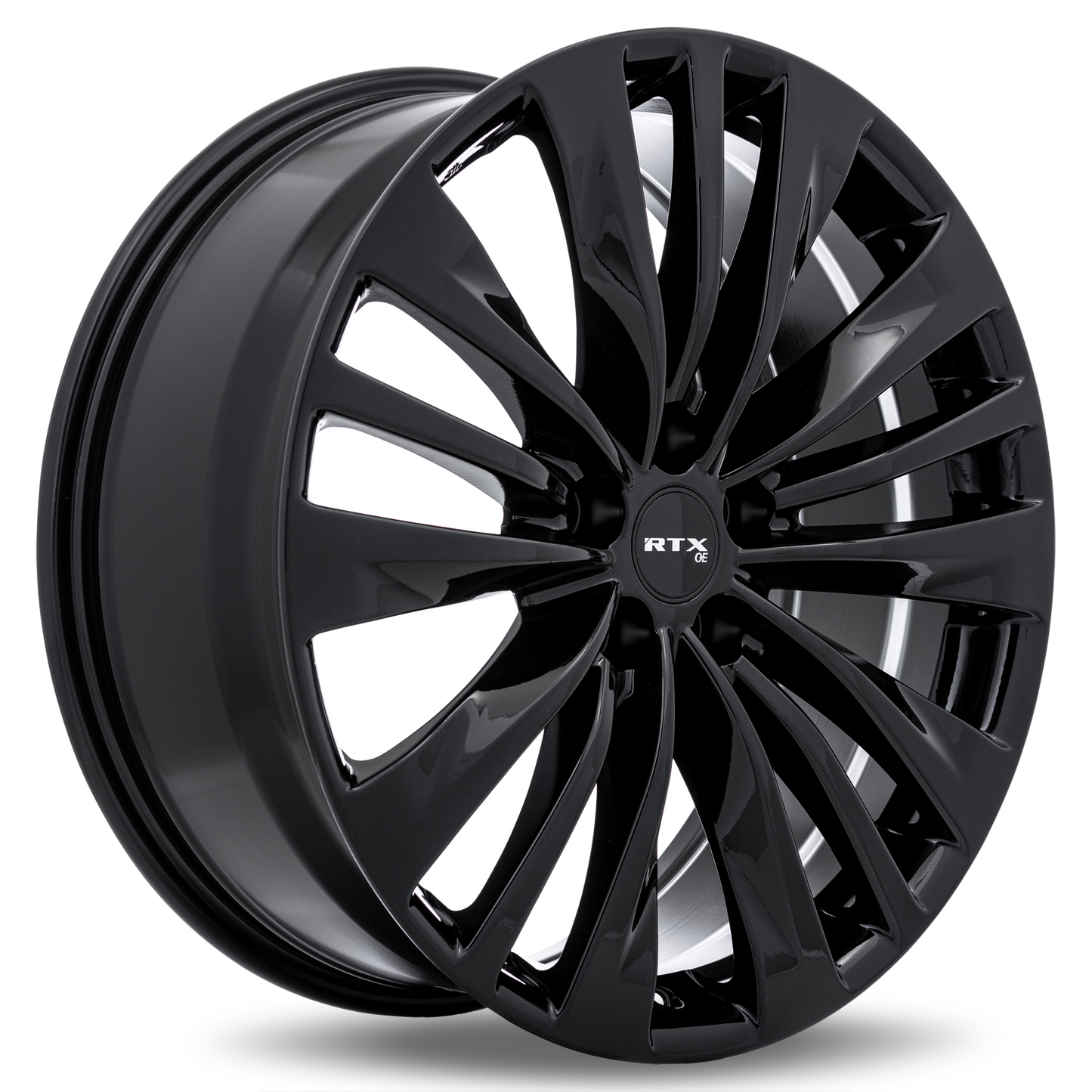20x8 RTX TY-02 Gloss Black Wheel 5x4.5 (35mm)