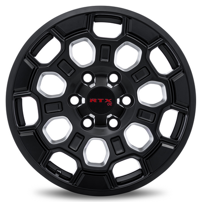 20x9 RTX TY-03 Satin Black Wheel 6x5.5 (35mm)