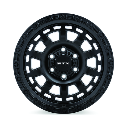 18x9 RTX Titan Satin Black Wheel 5x5 (-15mm)