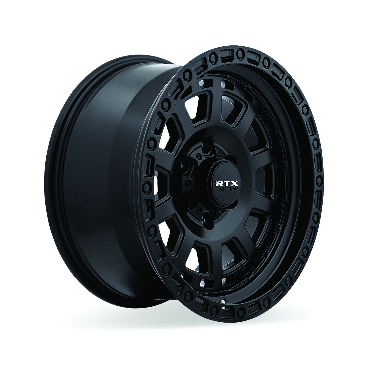 18x9 RTX Titan Satin Black Wheel 5x5 (-15mm)