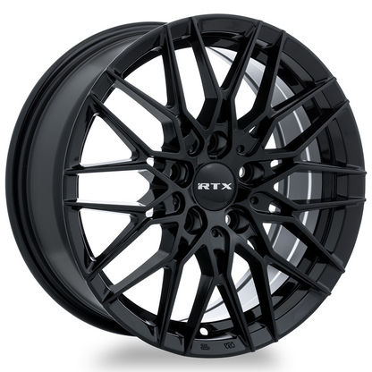 20x8.5 RTX V20 Gloss Black Wheel 5x4.5 (38mm)