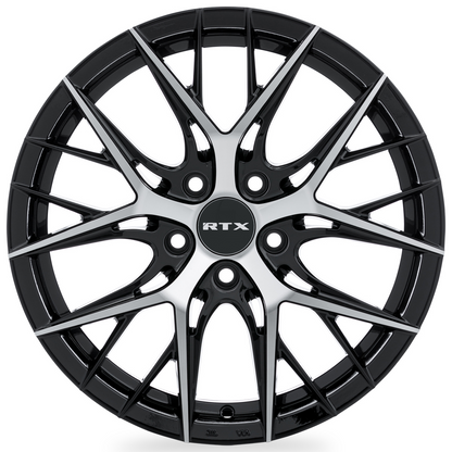 20x8.5 RTX Valkyrie Gloss Black Machined Wheel 5x4.5 (38mm)