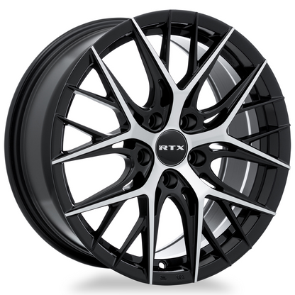 20x8.5 RTX Valkyrie Gloss Black Machined Wheel 5x4.5 (38mm)