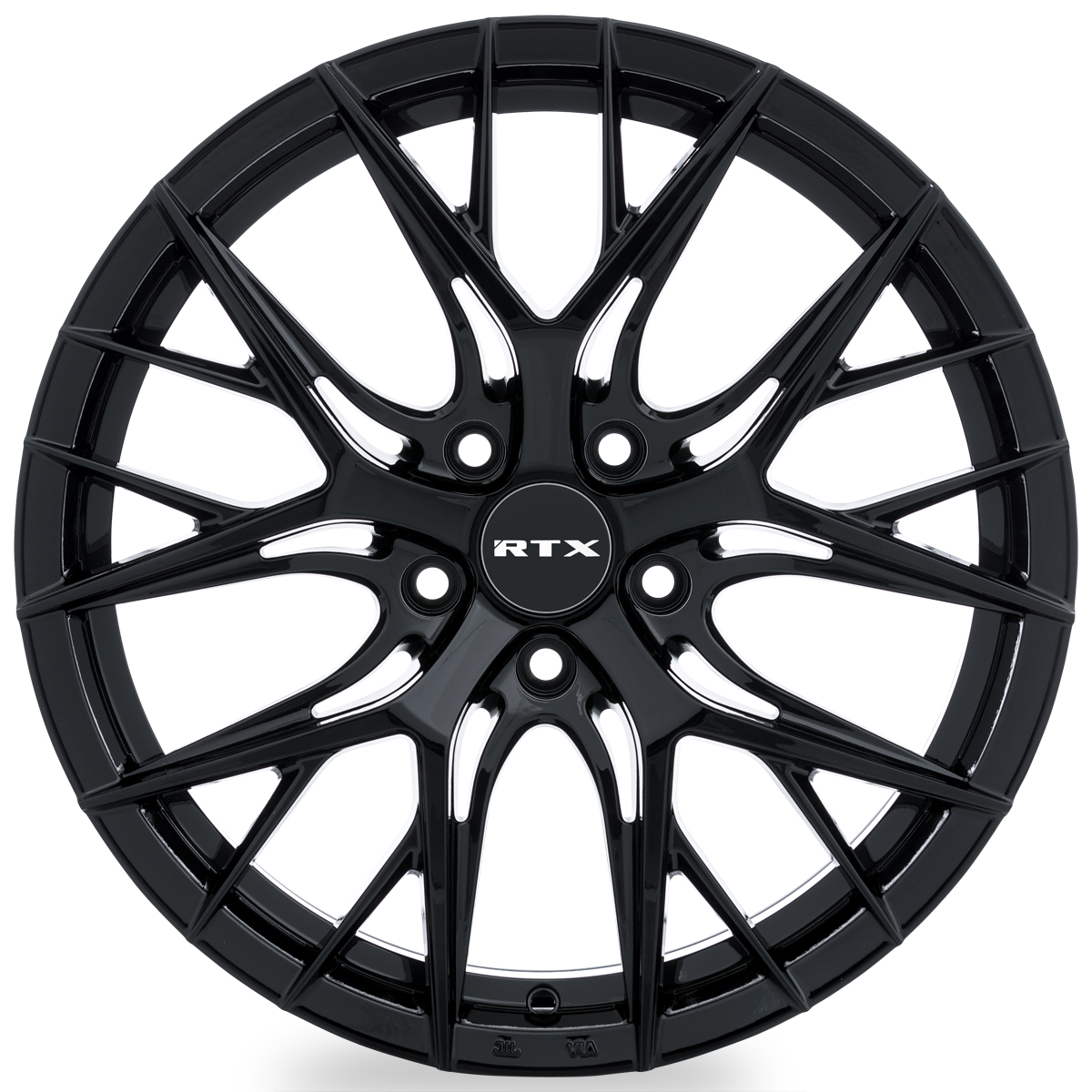 20x8.5 RTX Valkyrie Gloss Black Wheel 5x4.5 (38mm)