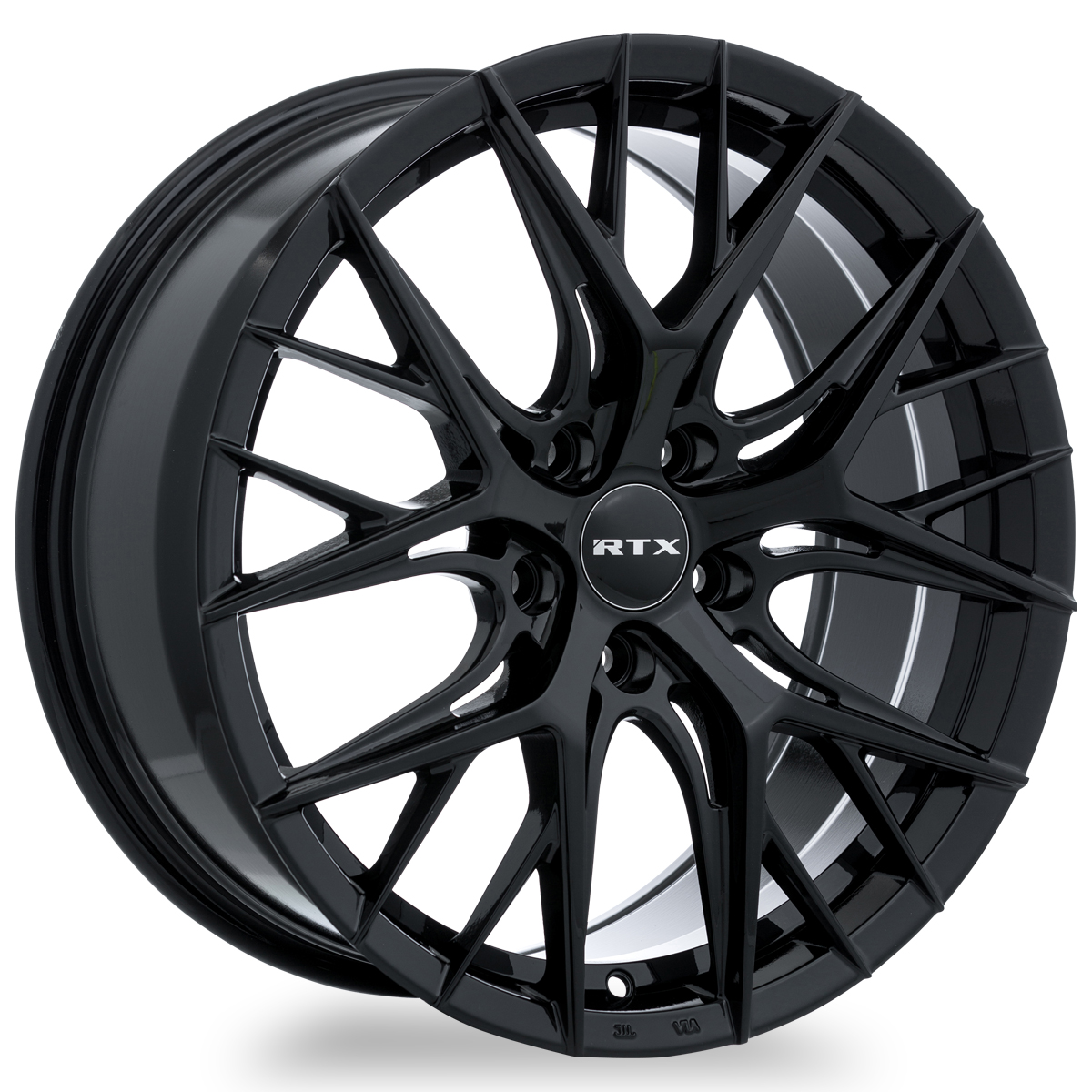 20x8.5 RTX Valkyrie Gloss Black Wheel 5x4.5 (38mm)