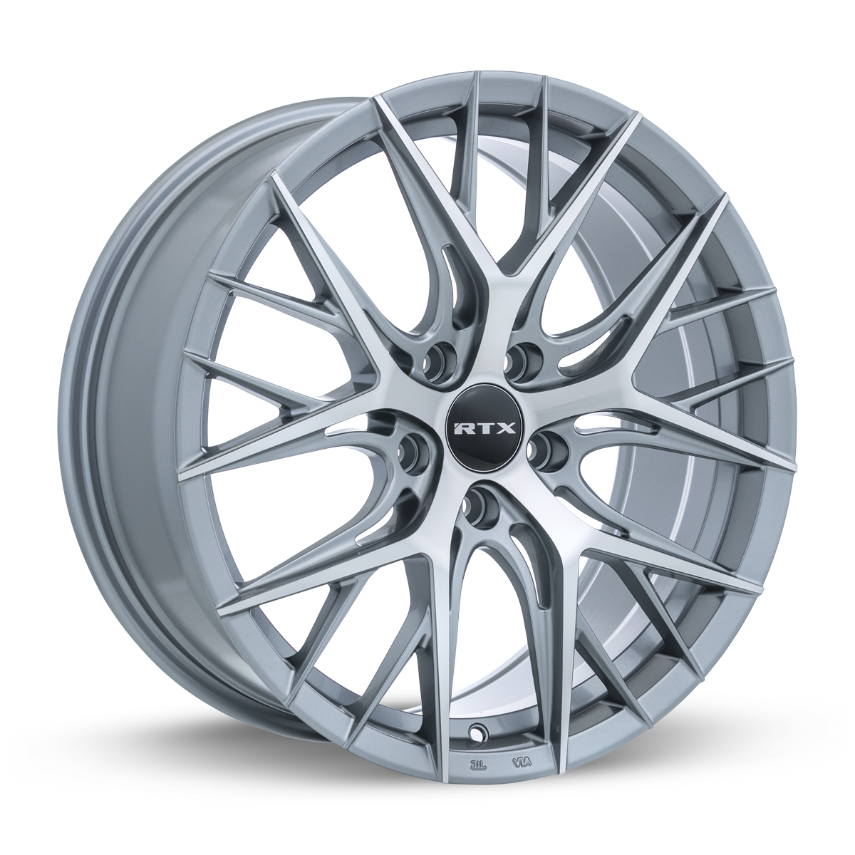 20x8.5 RTX Valkyrie Lite Gunmetal Machined Wheel 5x4.5 (38mm)