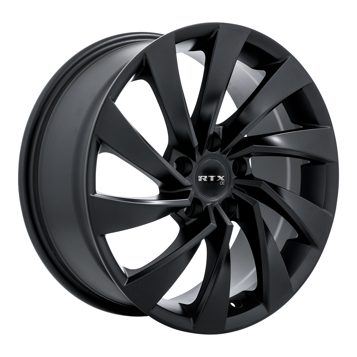 19x8 RTX Varel Satin Black Wheel 5x112 (38mm)