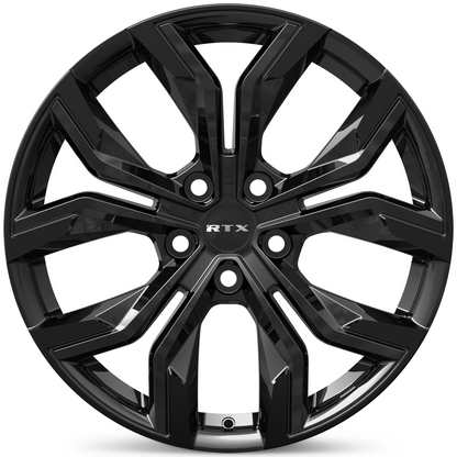 19x8 RTX Venom Gloss Black Wheel 5x4.5 (38mm)