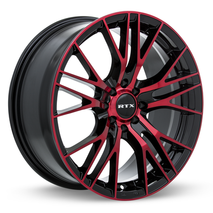 20x8.5 RTX Vertex Black Machined Red Wheel 5x4.5 (38mm)